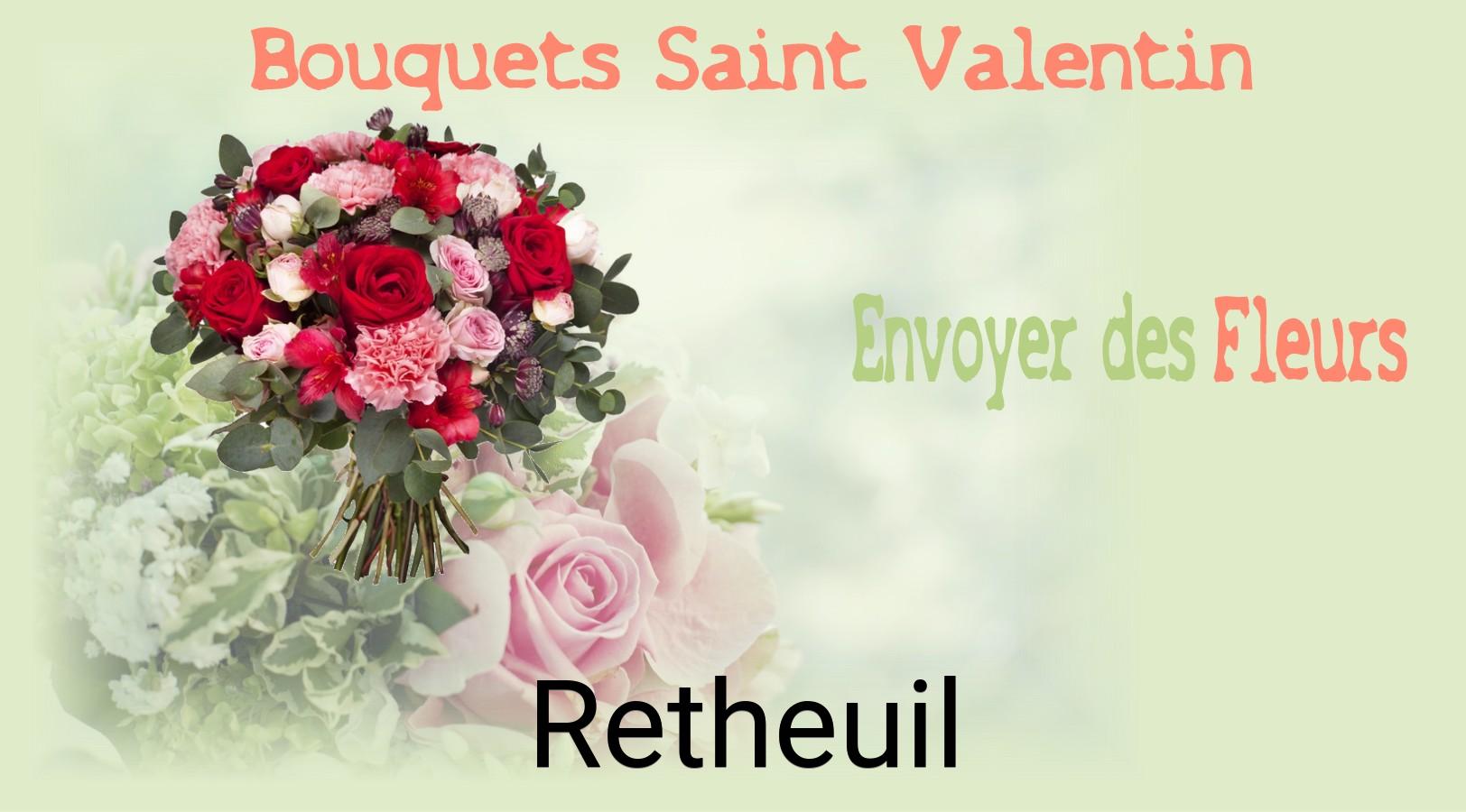 Roses de Saint-Valentin livrées à Retheuil